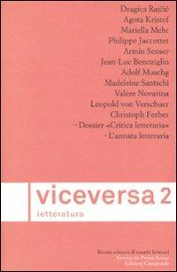 Viceversa. Letteratura. Vol. 2 - copertina