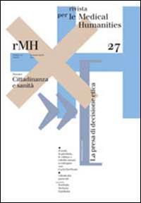 Rivista per le medical humanities (2014). Vol. 27: Cittadinanza e sanità. - copertina