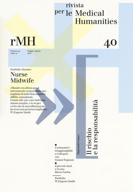 Rivista per le medical humanities (2018). Vol. 40: Nurse Midwife - copertina