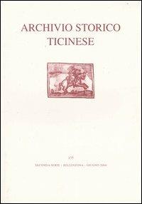 Archivio storico ticinese. Vol. 135 - copertina