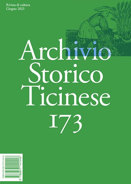 Archivio storico ticinese. Vol. 173 - copertina