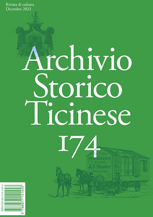 Archivio storico ticinese. Vol. 174 - copertina