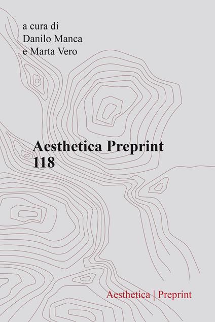Aesthetica preprint (2021). Vol. 118 - copertina