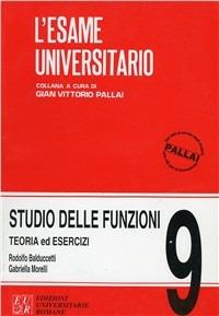 Studio delle funzioni - Rodolfo Balducetti,Gabriella Morelli - copertina