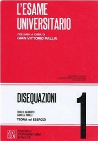 Disequazioni - Rodolfo Balduccetti,Gabriella Morelli - copertina