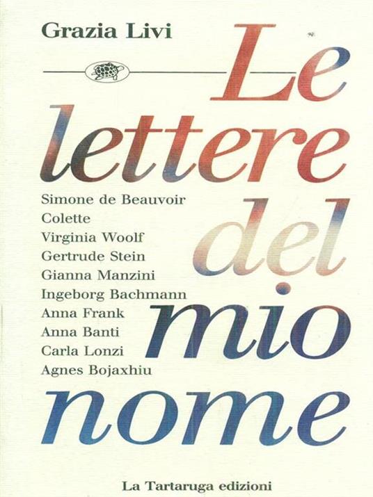 Le lettere del mio nome - Grazia Livi - copertina