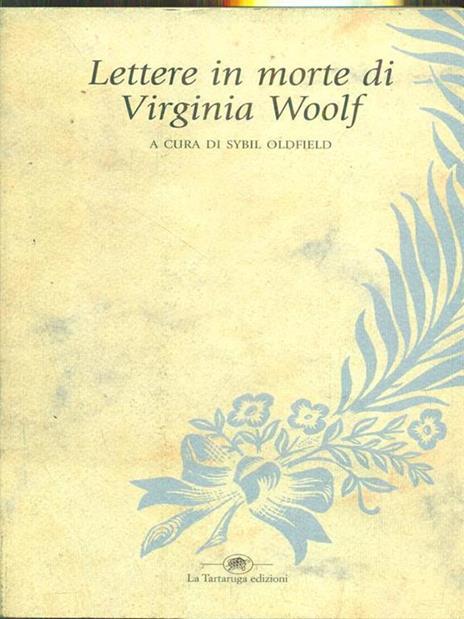 Lettere in morte di Virginia Woolf - copertina