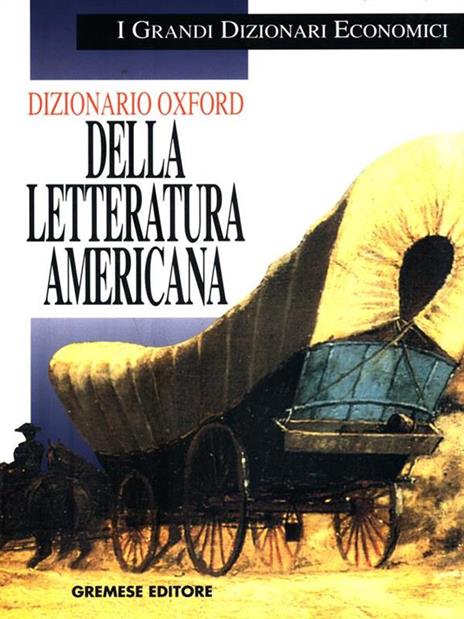 Dizionario Oxford della letteratura americana - copertina
