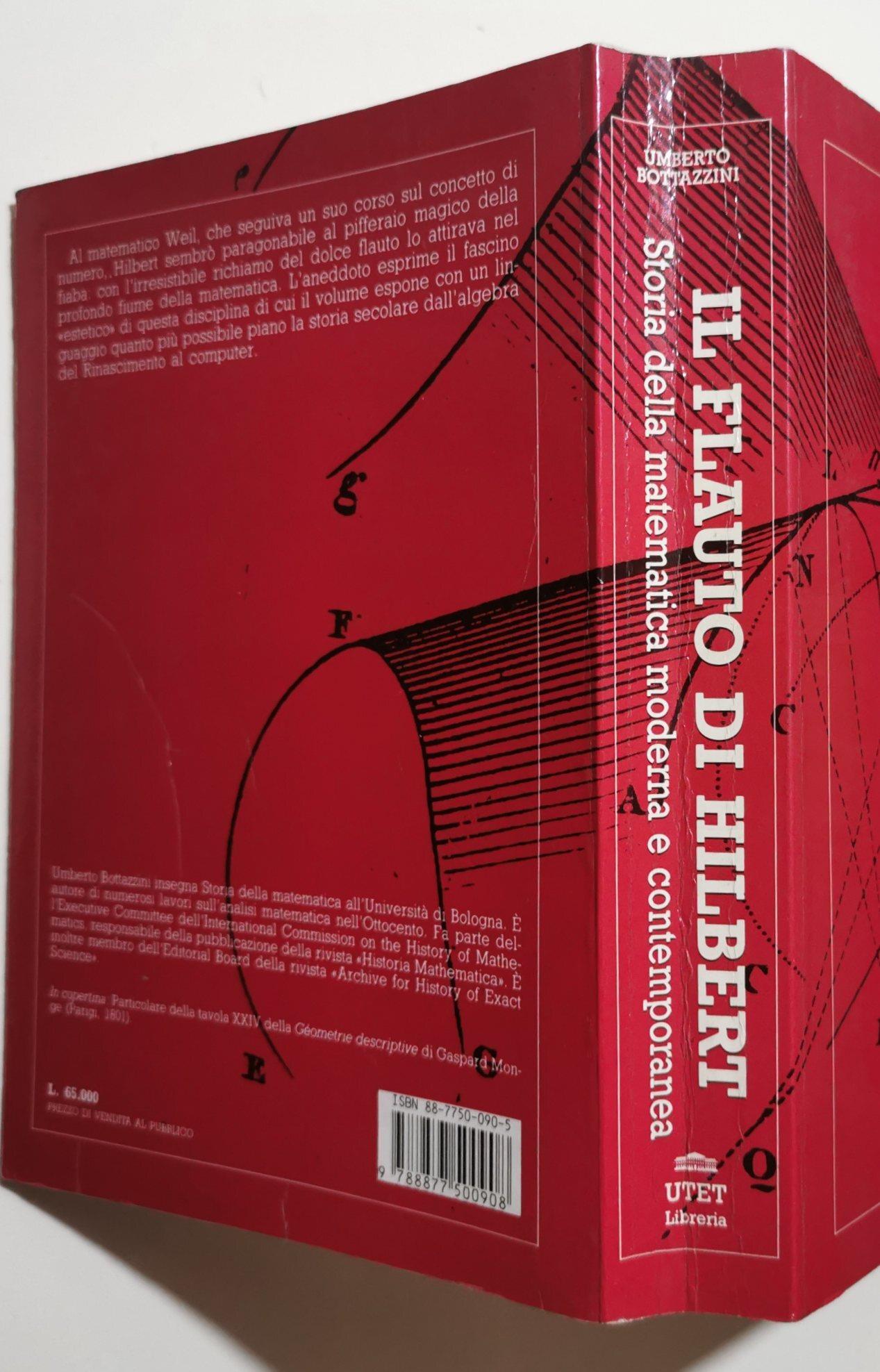 Il flauto di Hilbert. Storia della matematica moderna e contemporanea