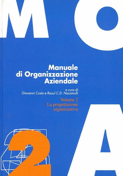La progettazione organizzativa - copertina