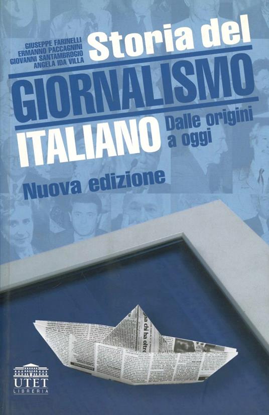 Storia del giornalismo italiano. Dalle origini a oggi - copertina