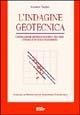 L'indagine geotecnica - Maurizio Tanzini - copertina