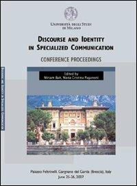 Discourse and identity in specialized communication Conference proceedings - copertina