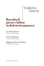 Raccolta di poesie e ballate in dialetto bergamasco