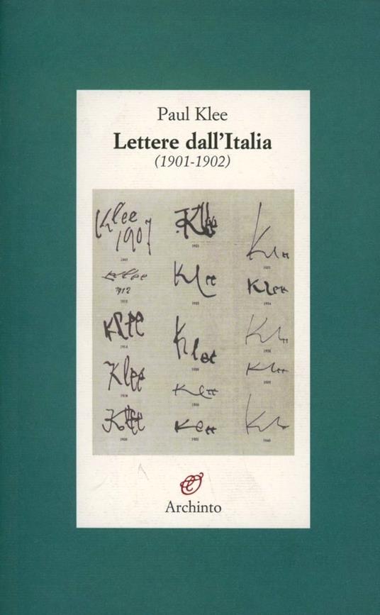 Lettere dall'Italia - Paul Klee - copertina