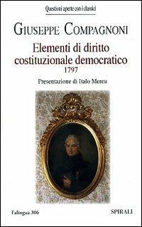 Elementi di diritto costituzionale 1797 - Giuseppe Compagnoni - copertina