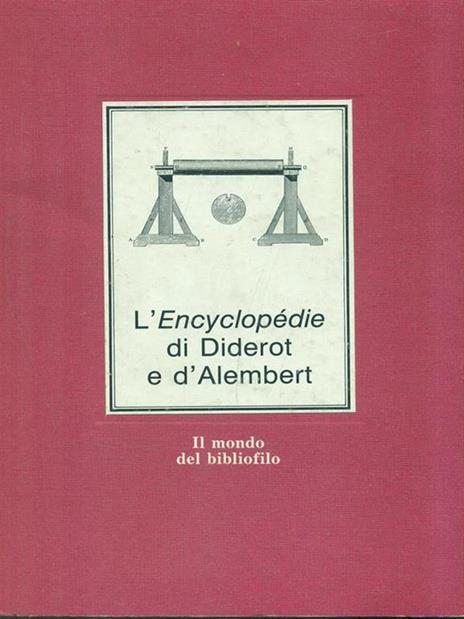 L' encyclopédie di Diderot e d'Alembert - copertina