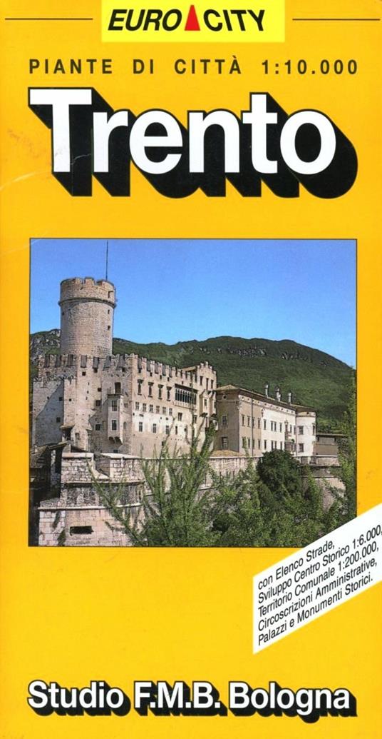 Trento. Pianta della città 1:10.000 - copertina