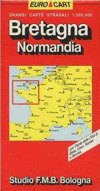 Bretagna. Normandia 1:300.000 - copertina