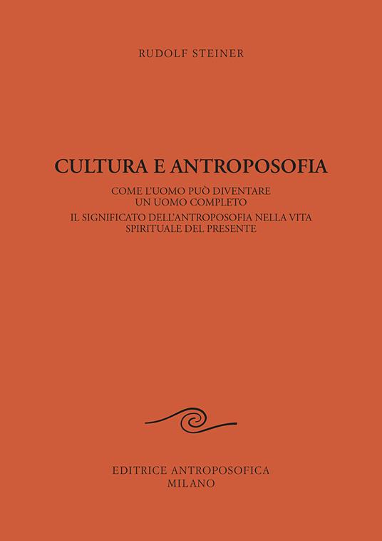 Cultura e antroposofia - Rudolf Steiner - copertina