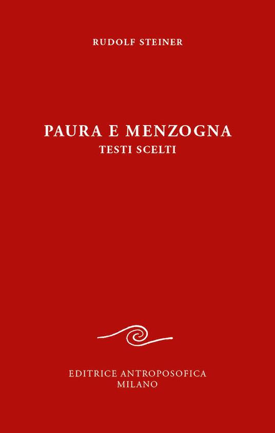 Paura e menzogna - Rudolf Steiner - copertina