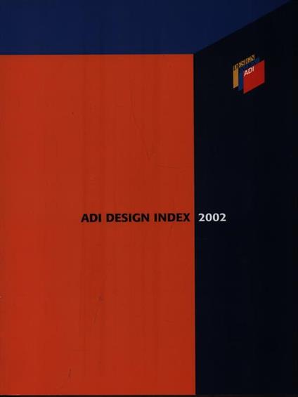 ADI design index 2002 - copertina