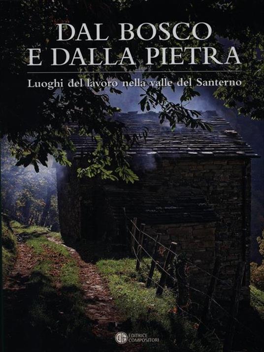 Dal bosco e dalla pietra. Luoghi del lavoro nella valle del Ssanterno. Ediz. illustrata - Mario Vianelli - copertina