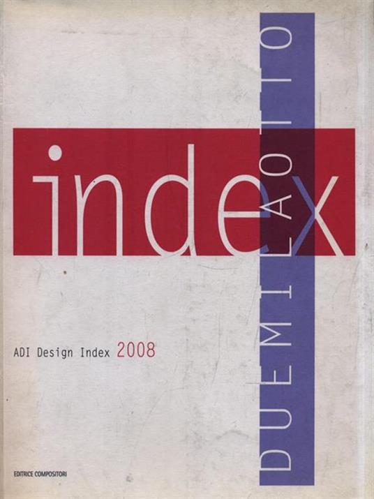 ADI Design Index 2008. Ediz. italiana e inglese - copertina