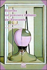 Ricerche sul pensiero italiano del Novecento - copertina