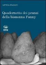 Quadernetto dei pranzi della bisnonna Fanny