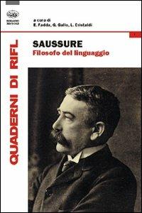 Saussure filosofo del linguaggio - copertina