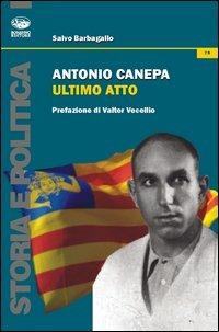 Antonio Canepa. Ultimo atto - Salvo Barbagallo - copertina