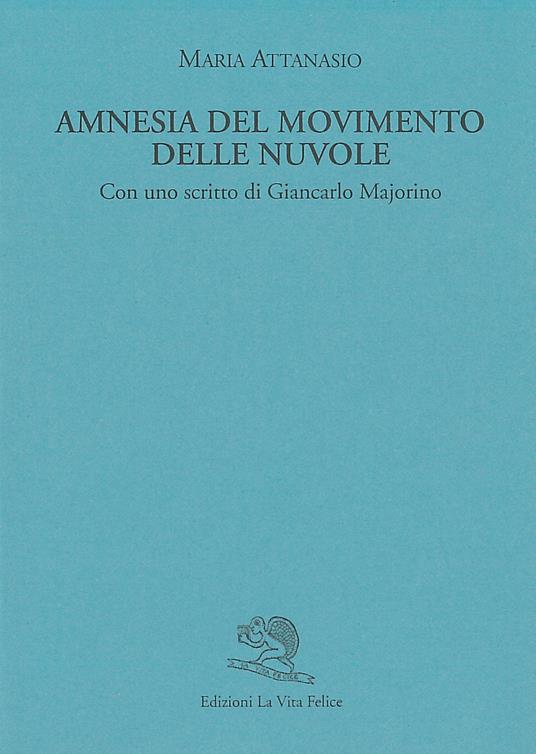 Amnesia del movimento delle nuvole - Maria Attanasio - copertina