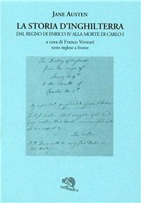 Storia d'Inghilterra dal regno di Henry IV alla Morte Carlo I - Jane Austen - copertina