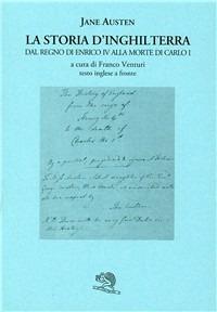 Storia d'Inghilterra dal regno di Henry IV alla Morte Carlo I - Jane Austen - copertina