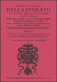 Descrittione dell'apparato fatto dal borgo di Castano (rist. anast. Milano, 1610) - Giovanni Magistri - copertina