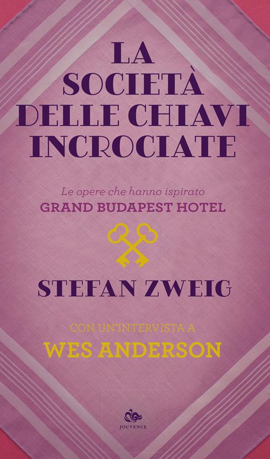 La società delle chiavi incrociate. Le opere che hanno ispirato «Grand Budapest Hotel». Con un’intervista a Wes Anderson - Stefan Zweig,Wes Anderson - copertina