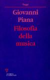 Filosofia della musica - Giovanni Piana - copertina