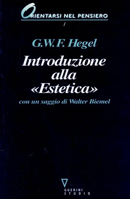 Introduzione alla «Estetica» - Friedrich Hegel - copertina