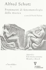 Frammenti di fenomenologia della musica