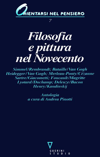 Filosofia e pittura nel Novecento. Antologia - copertina