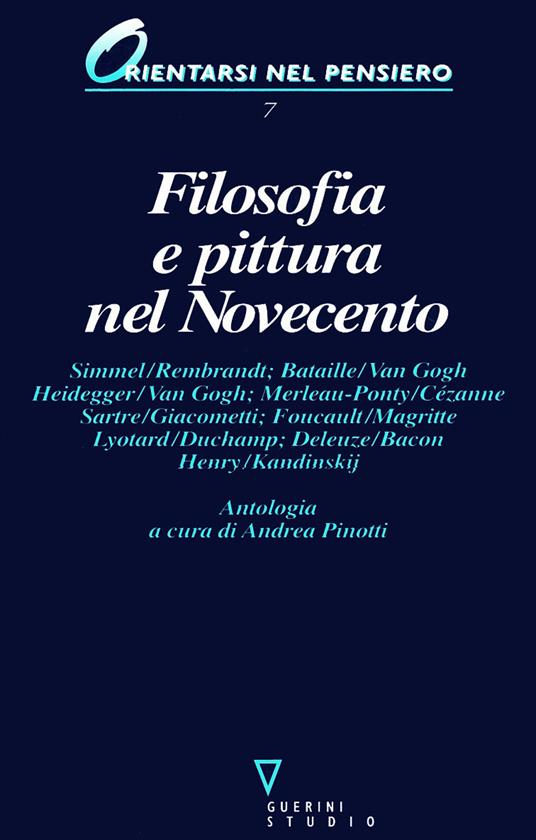 Filosofia e pittura nel Novecento. Antologia - copertina
