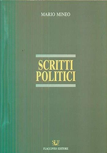 Scritti politici. Vol. 1 - Mario Mineo - copertina