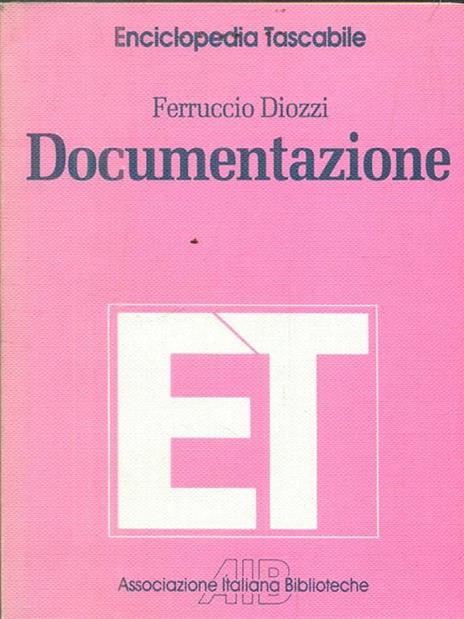 Documentazione - Ferruccio Diozzi - copertina