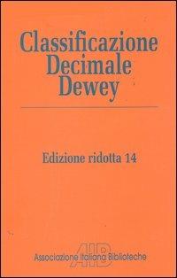 Classificazione Decimale Dewey ridotta-Indice relativo - copertina