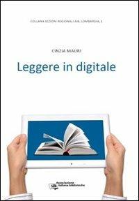 Leggere in digitale - Cinzia Mauri - copertina