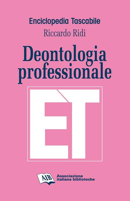 Deontologia professionale - Riccardo Ridi - copertina