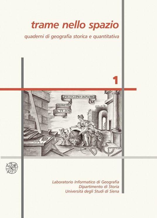 Trame nello spazio. Quaderni di geografia storica e quantitativa (2003). Vol. 1 - copertina