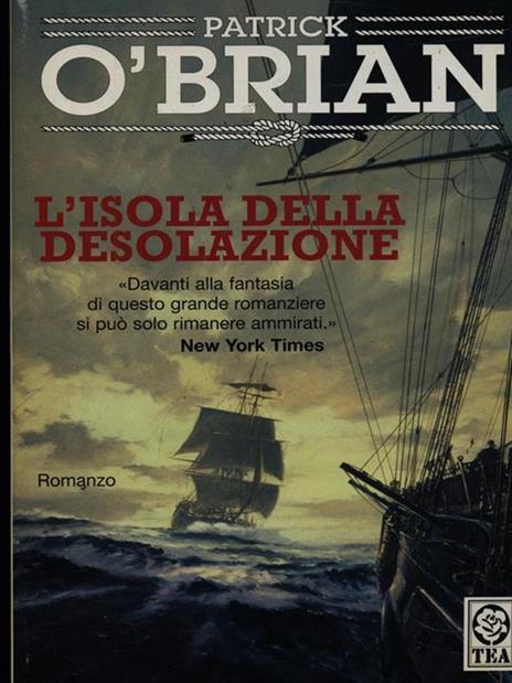 L' isola della desolazione - Patrick O'Brian - copertina