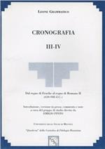 Cronografia vol. 3-4: Dal regno di Eraclio al regno di Romano II (610-948 d. C.).